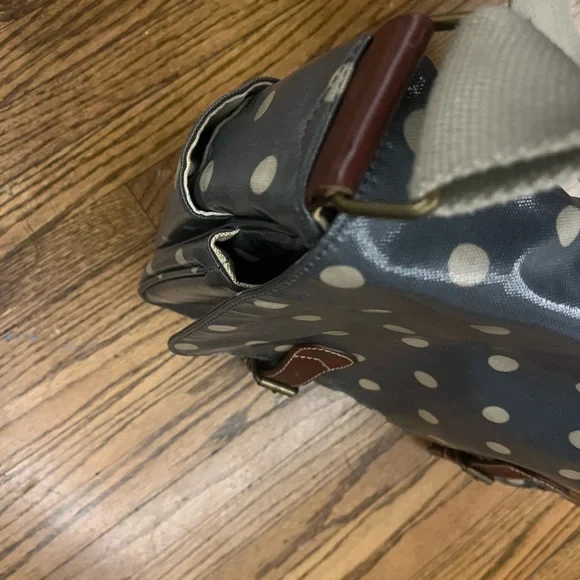 Cath Kidston Gray Polka Dot Crossbody Bag - Picture 6 of 9